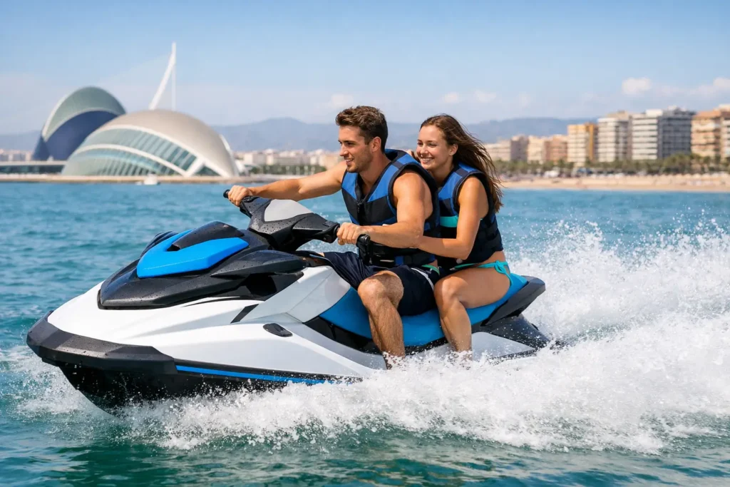 Moto de agua sin licencia en Valencia