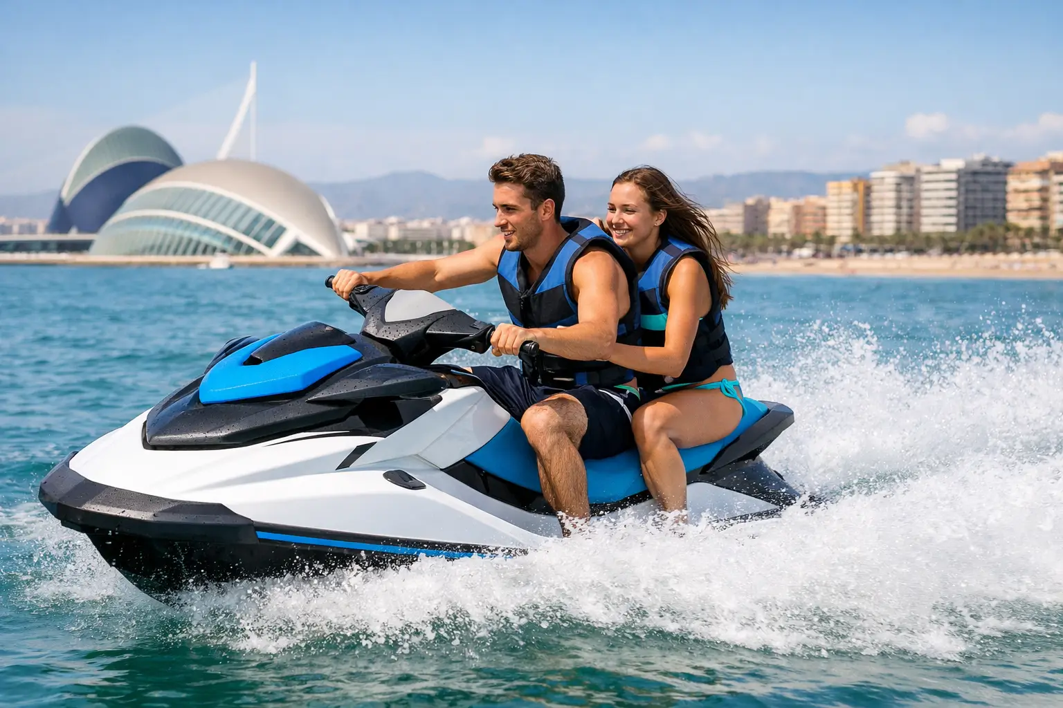 Moto de agua sin licencia en Valencia