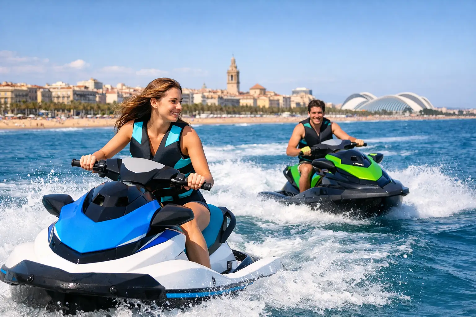 Motos de agua para principiantes en Valencia